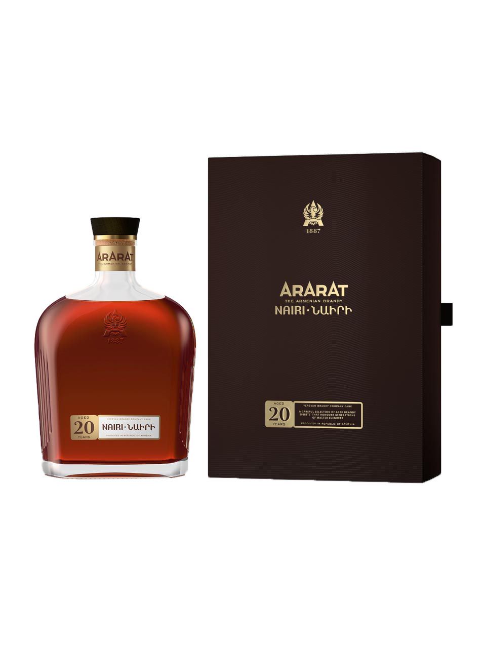 Ararat 20y Armenian Brandy Nairi 40% 0.7L gift pack | Frankfurt