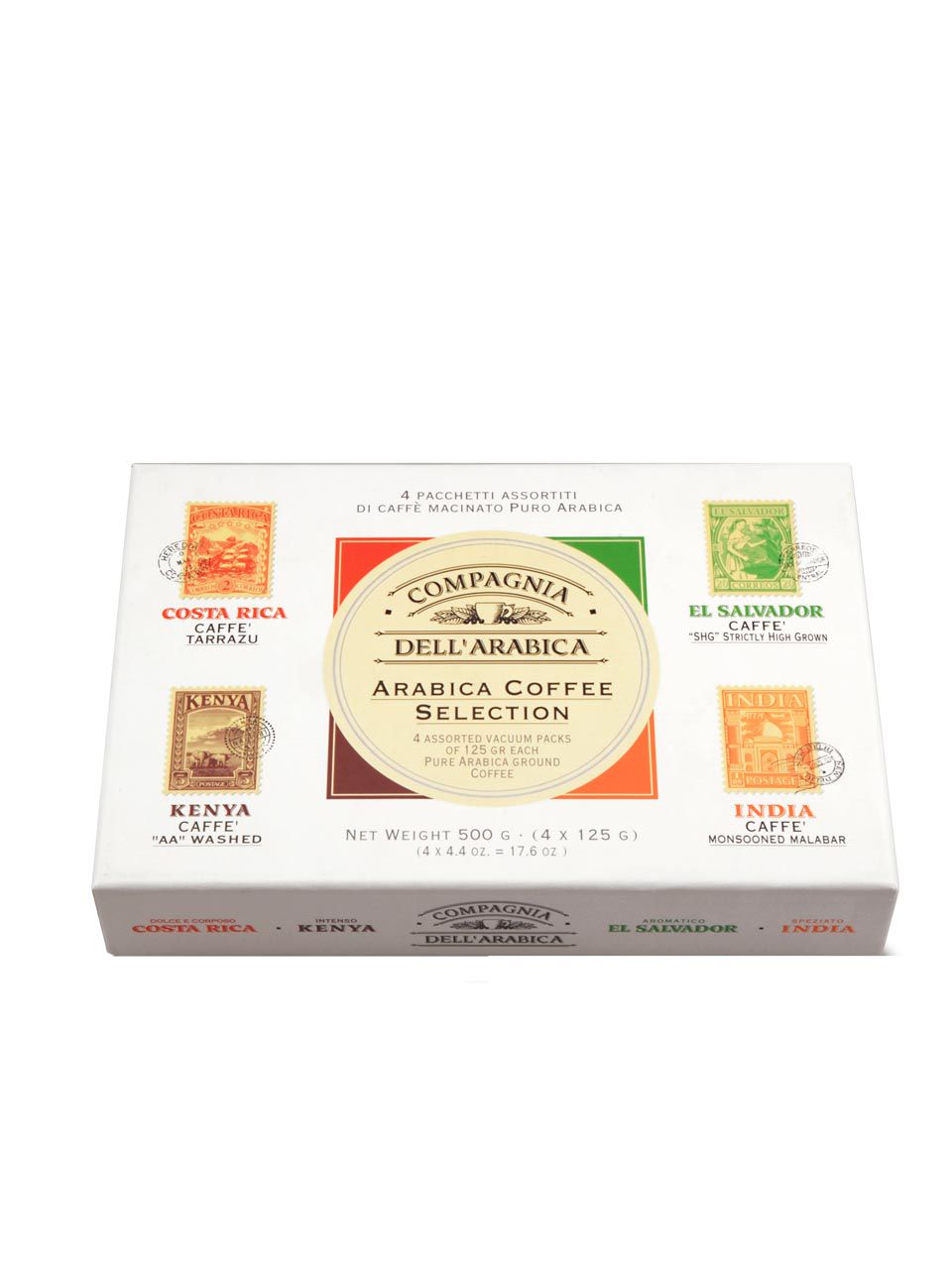Compagnia dell'Arabica Coffee Selection, ground coffee 4x125g ...