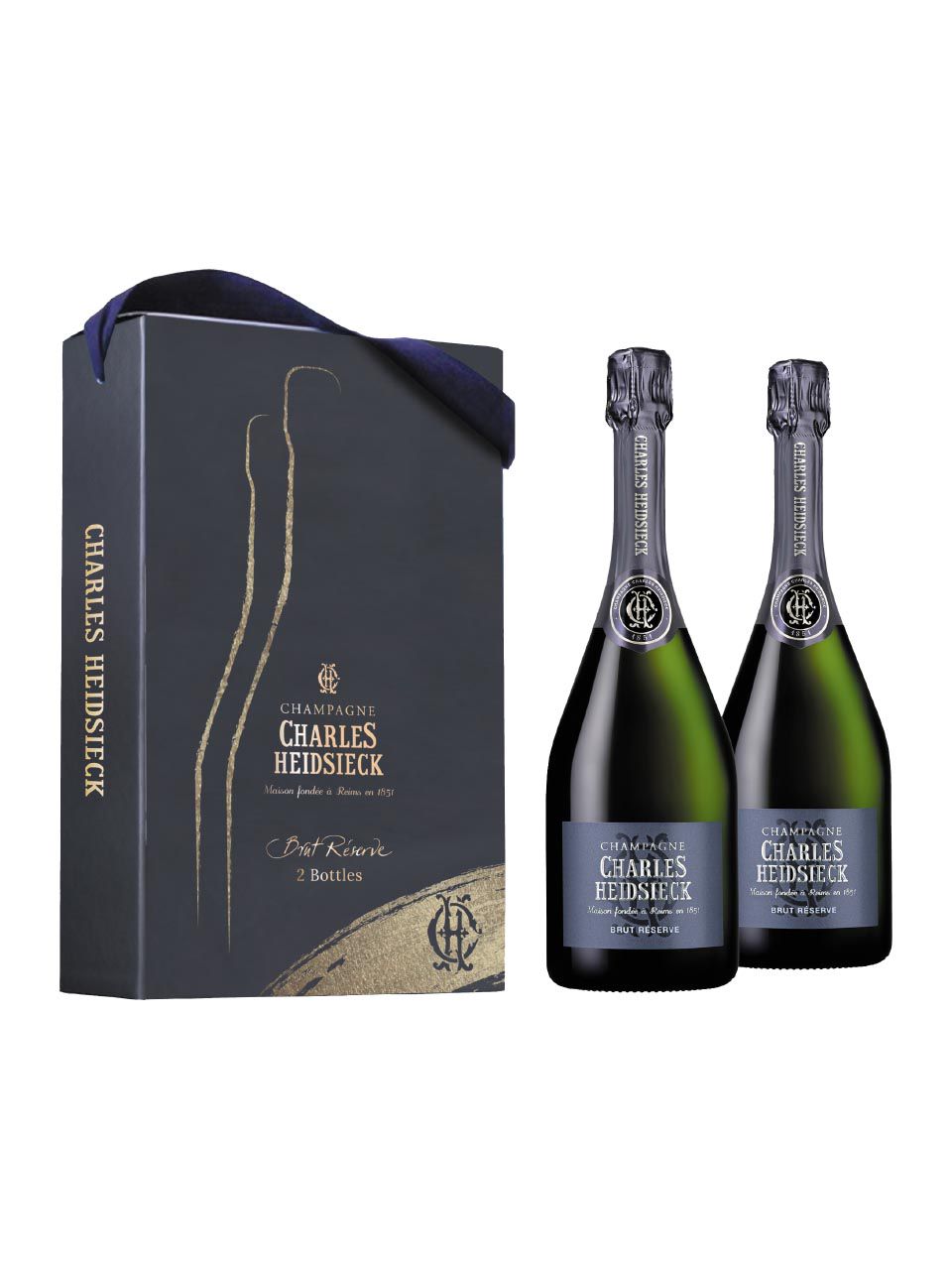 Charles Heidsieck, Brut Réserve, Champagne, AOC, brut, white 2x0