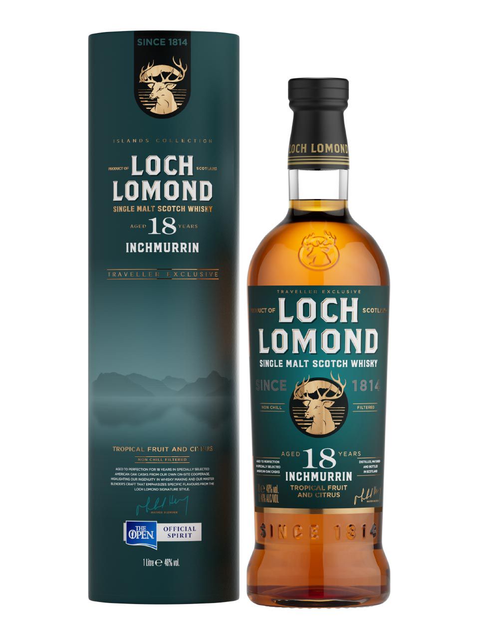 Loch Lomond 18y Inchmurrin Single Malt Scotch Whisky 46% 1L gift