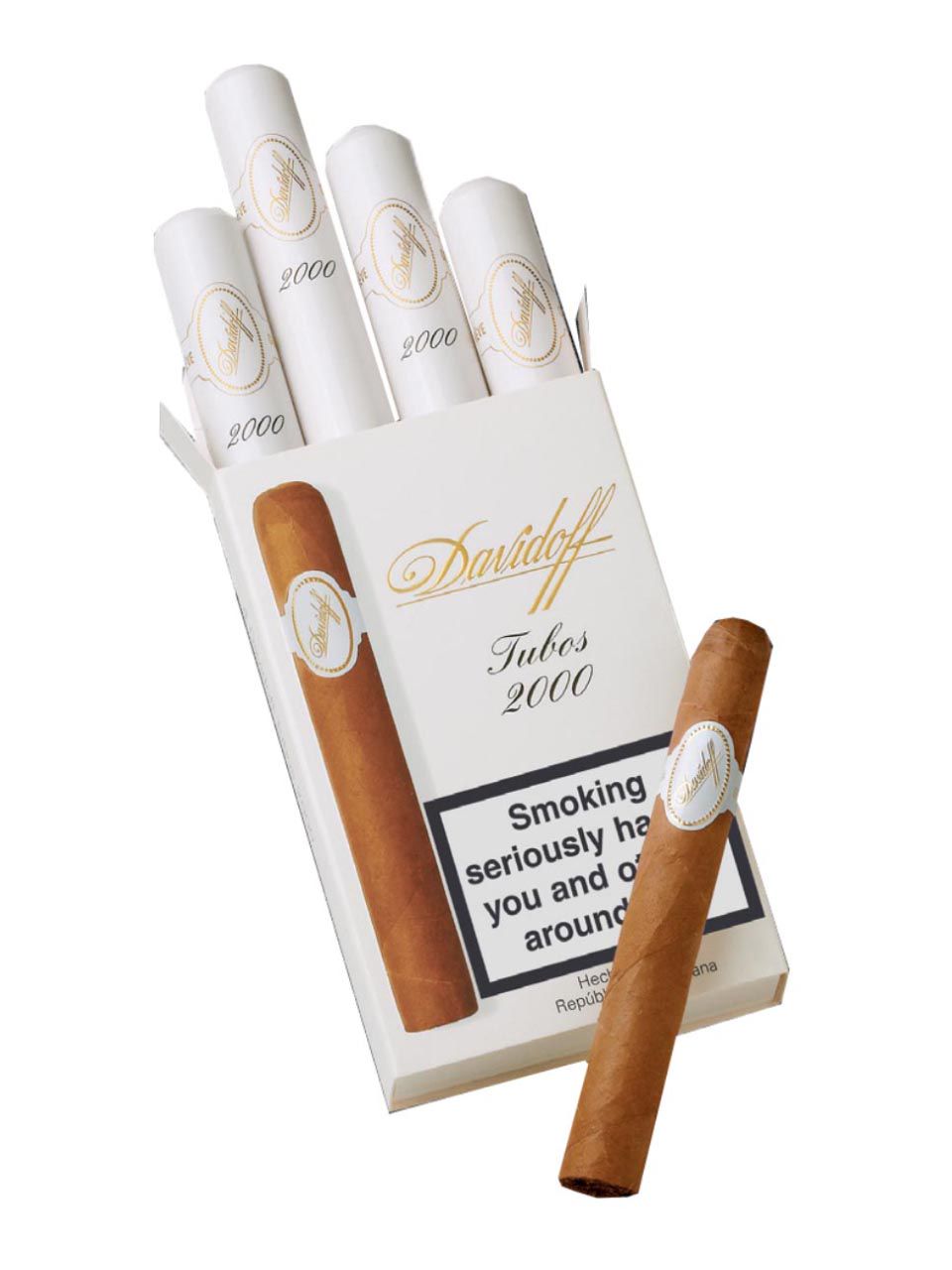 2/4 tobacco Davidoff Signature No.2 Tubos Cigars - Natural 420 Leaf Wraps $2.99 Pre-Priced,