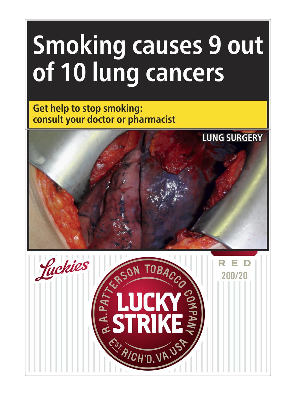 Lucky Strike Originals Red 200s Deutschland Frankfurt Airport Online Shopping