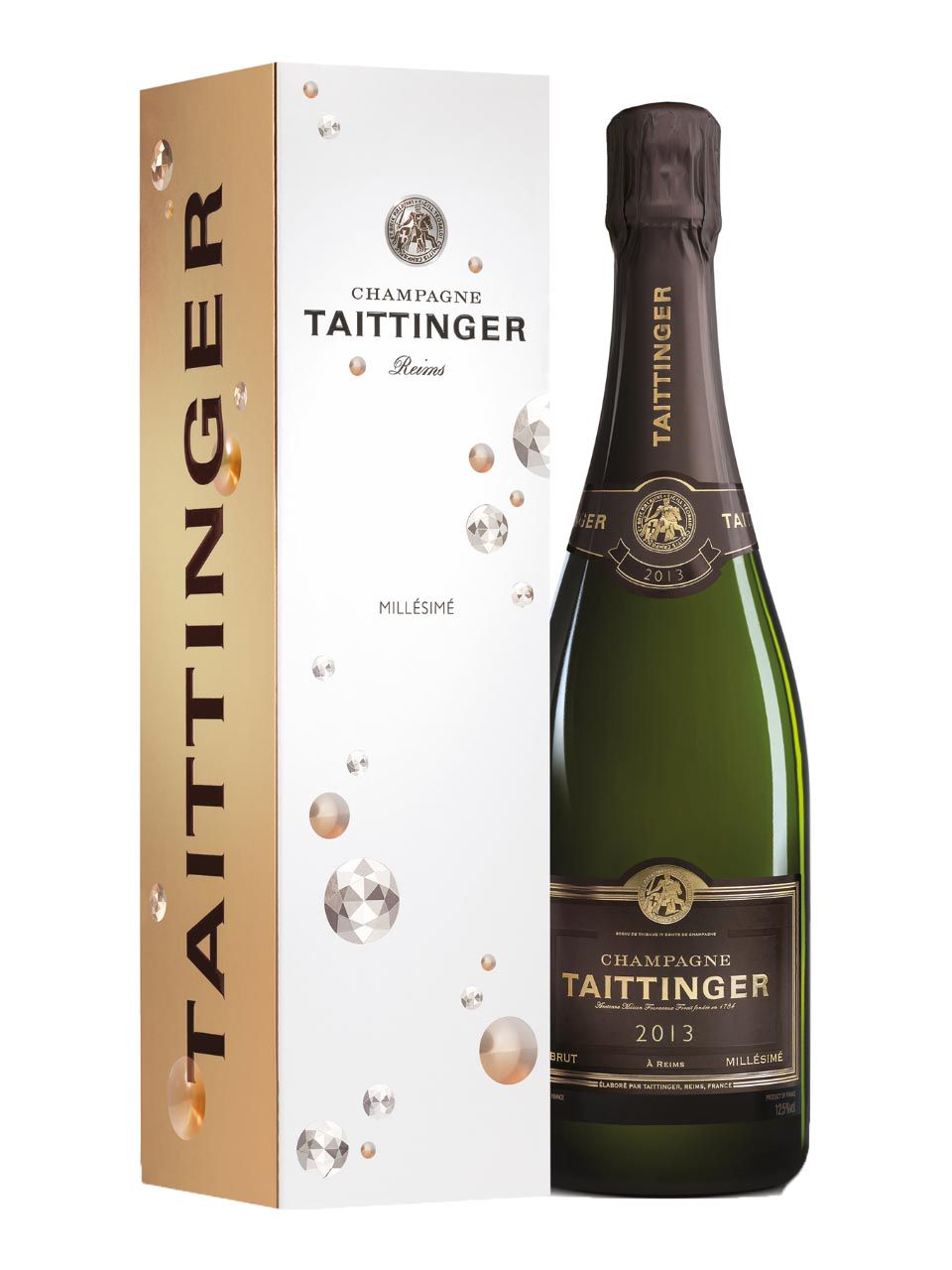 Taittinger, Brut Millésimé, brut, white (Gift pack) 0.75L