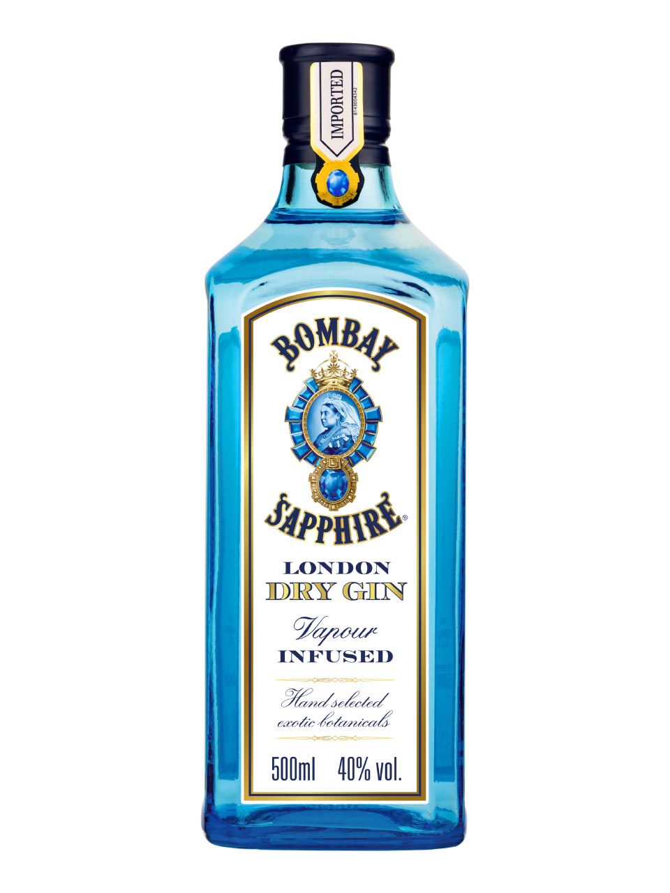 Bombay Sapphire Gin 40% 0.5L | Frankfurt Airport Online Shopping