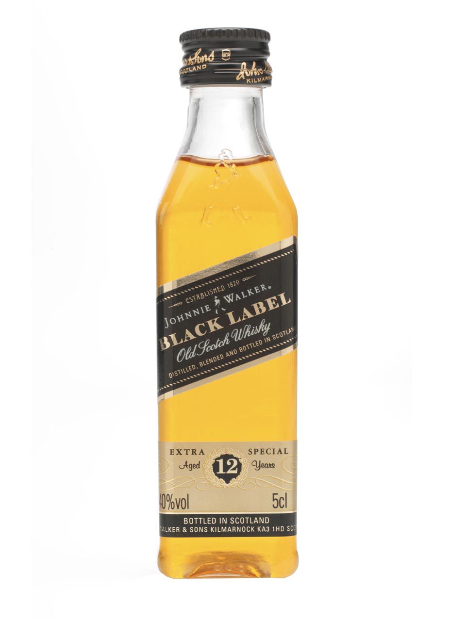 Johnnie Walker Black Label Blended Scotch Whisky 40% 0.05L