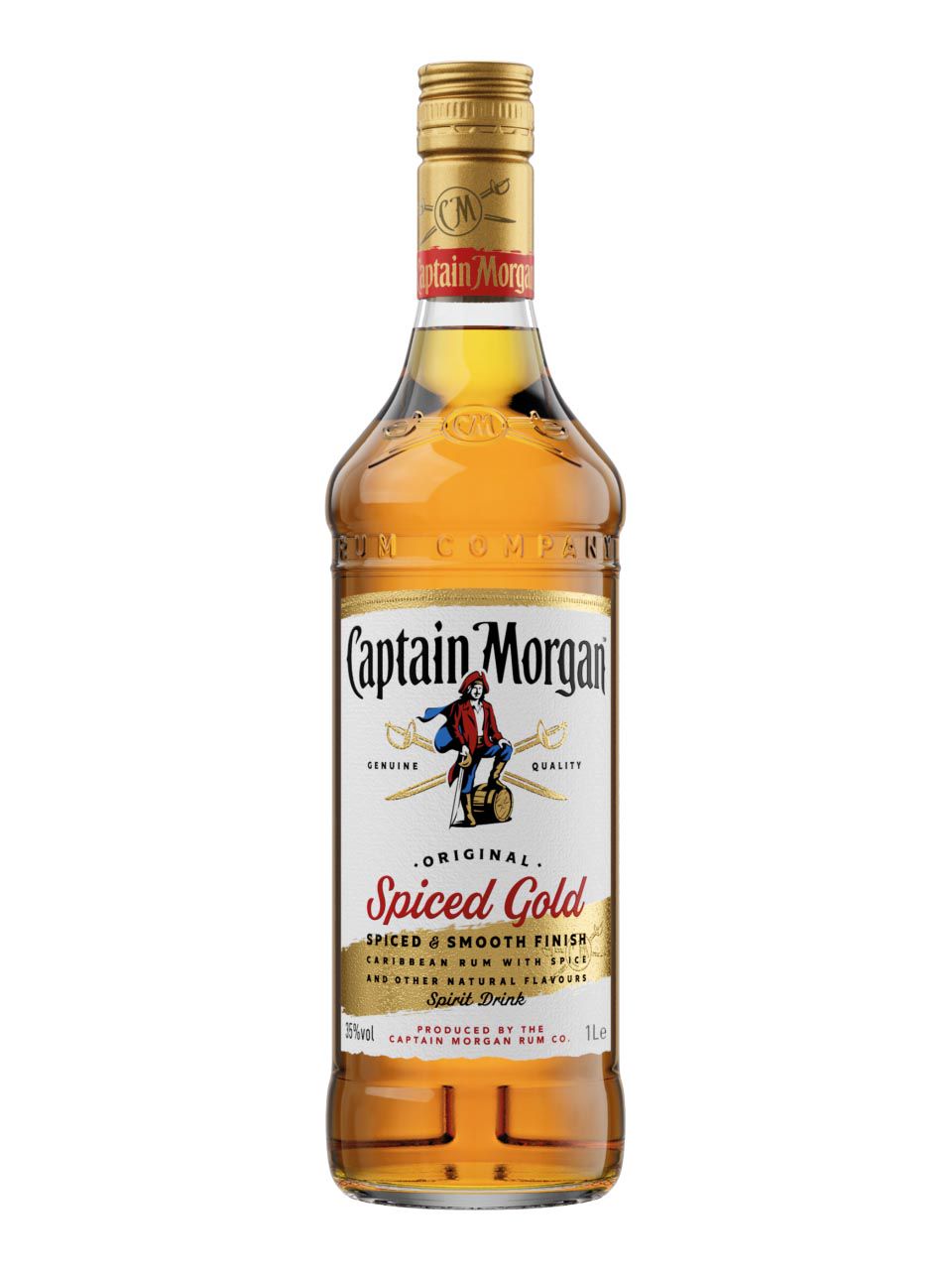 Captain Morgan Spiced Gold Spirit Drink 35% 1L | Frankfurt Airport ...