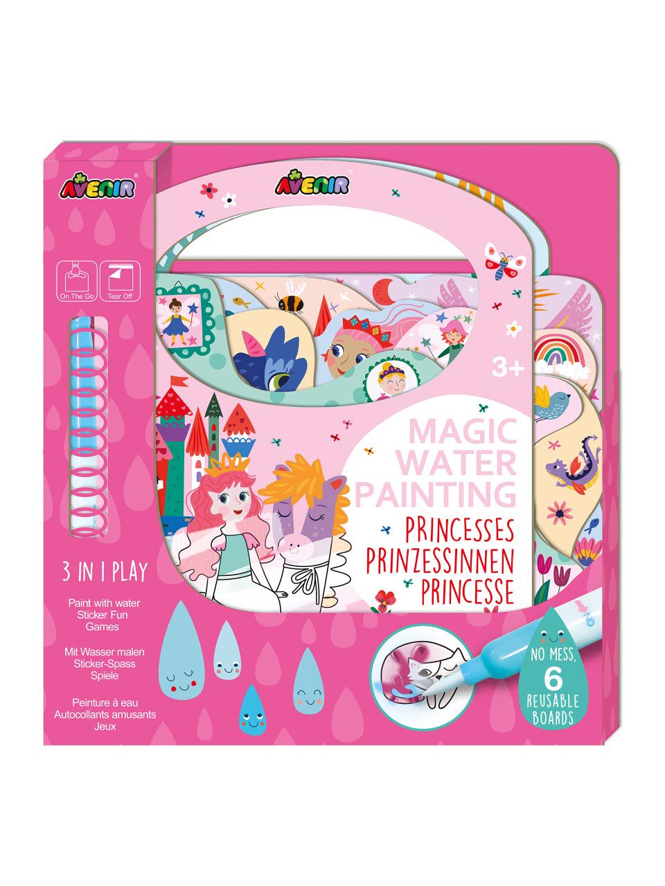 AVENIR Magic Water Painting Princesses Frankfurt Airport Online Shopping