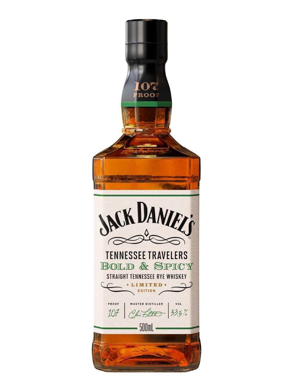 Jack Daniel's Tennessee Travelers Bold & Spicy Whiskey 53.5% 0.5L