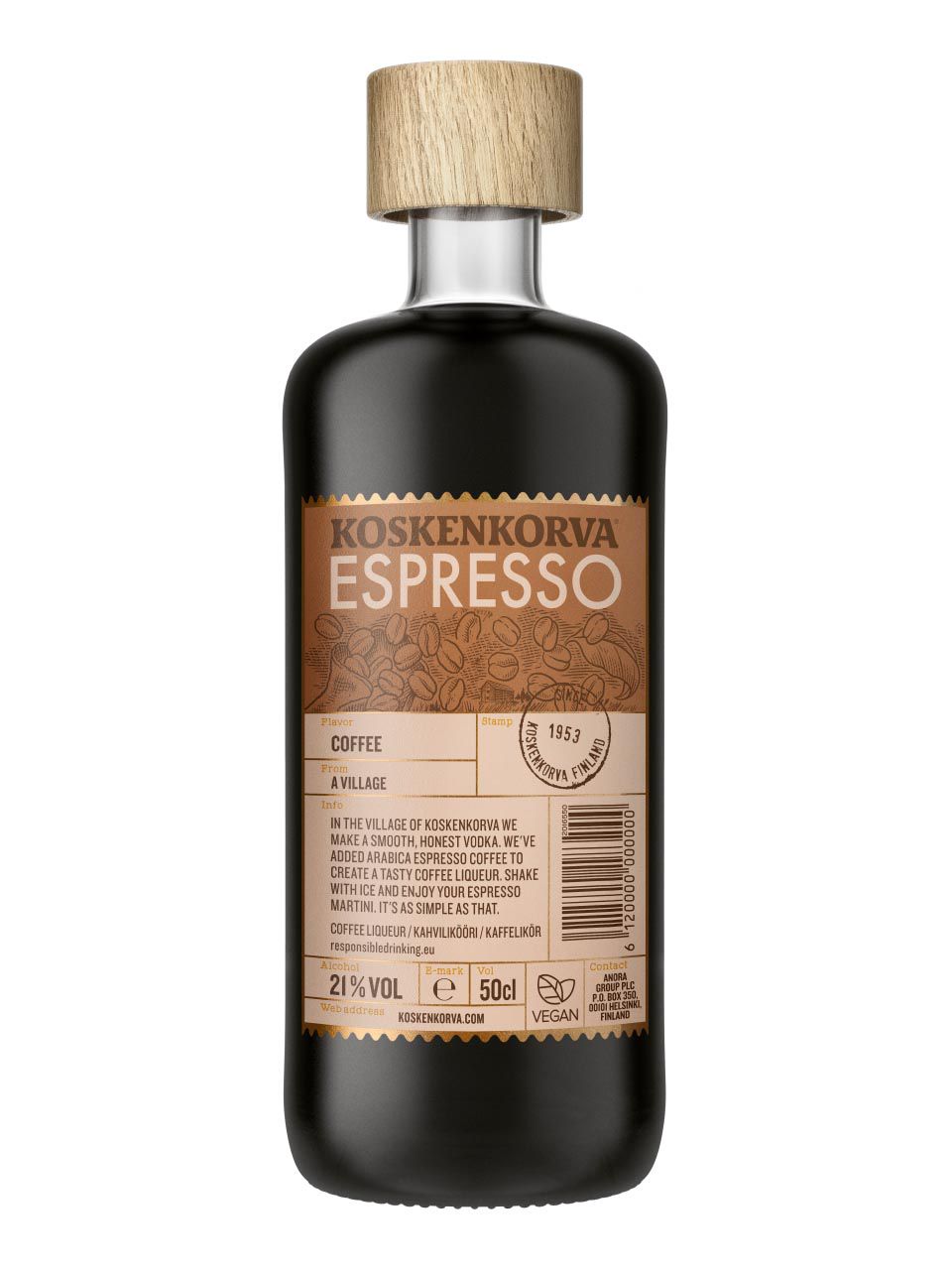 Koskenkorva Espresso Liqueur 21% 0.5L | Frankfurt Airport Koskenkorva Espresso Liqueur 21% 0.5L | Frankfurt Airport