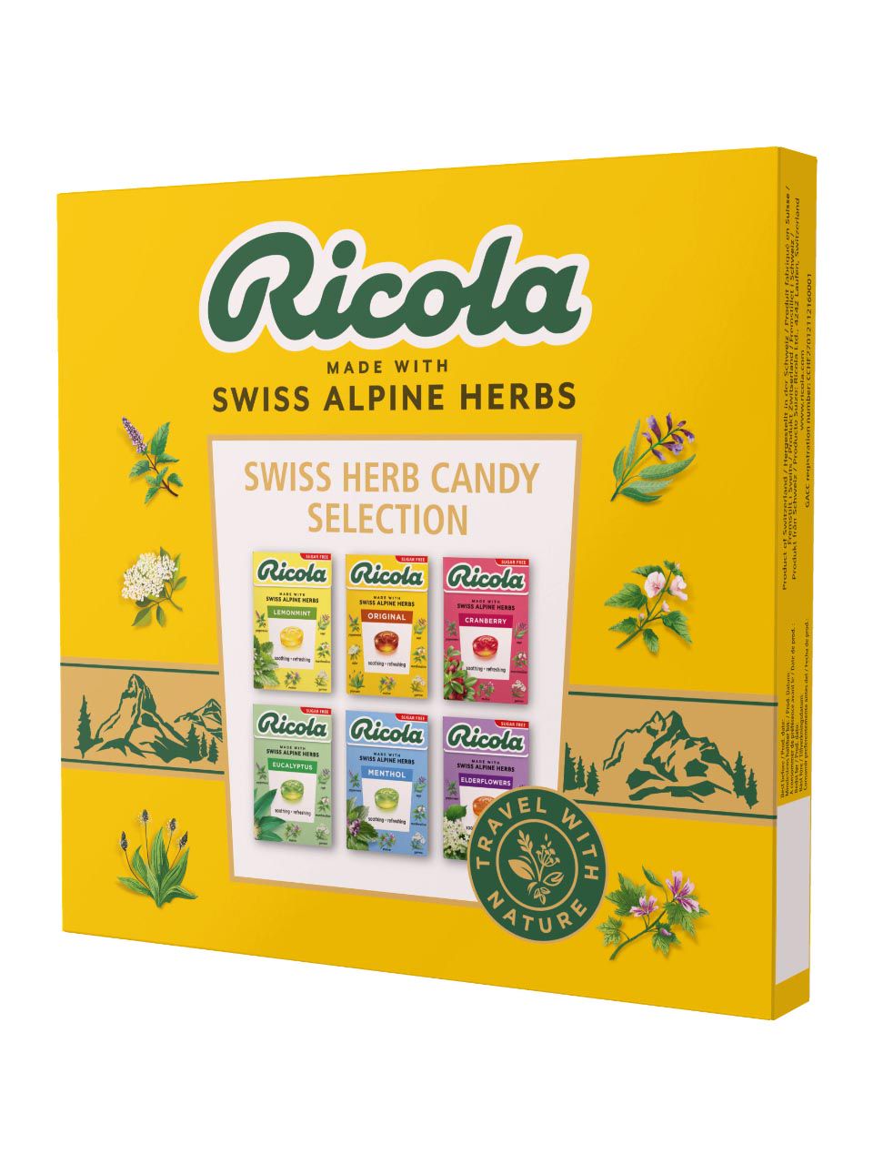 Ricola Swiss Herbal Candy Selection - Multipack 6x27.5g