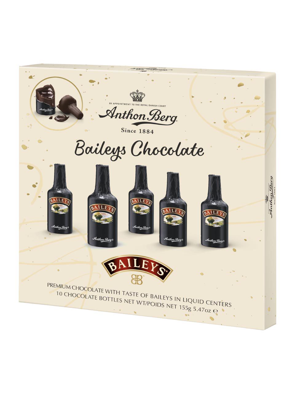 Choc Liq Baileys 10pcs 155g