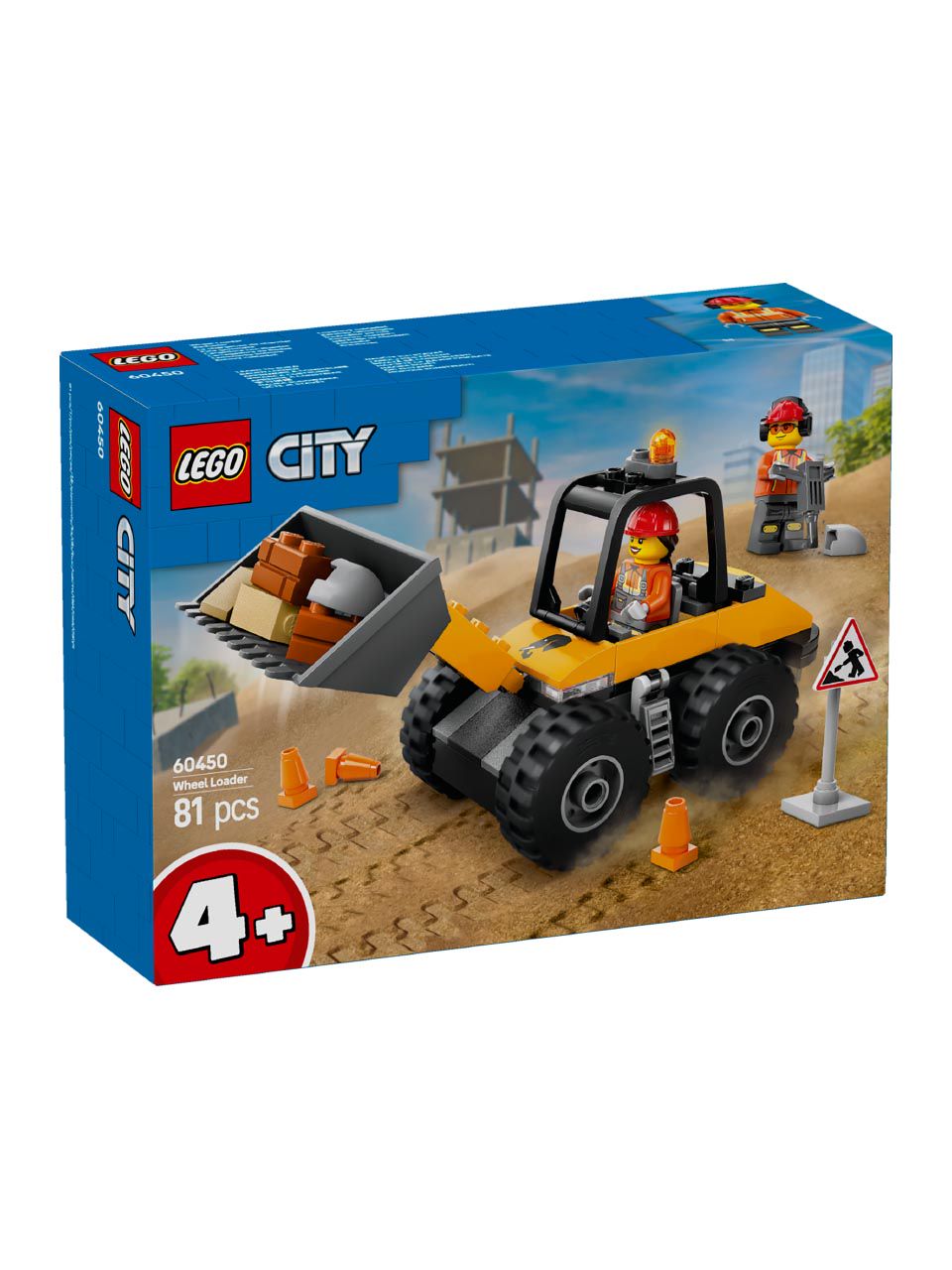LEGO System A/S, City Great Vehicles, yellow construction wheel