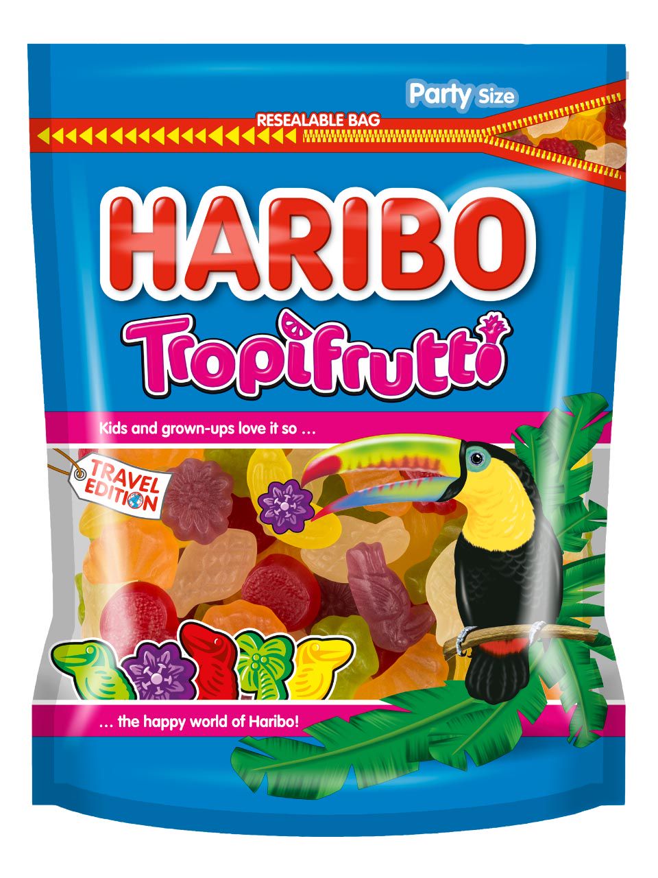 いま人気のアイテム 750g Pouch Troppifrutti HARIBO | Online Airport Frankfurt 菓子
