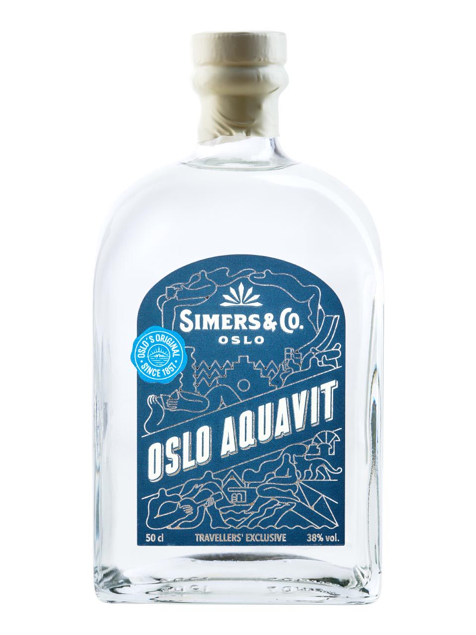 国産品 Aquavit Oslo Simers 38% Shopping Online Airport Frankfurt | 0.5L その他