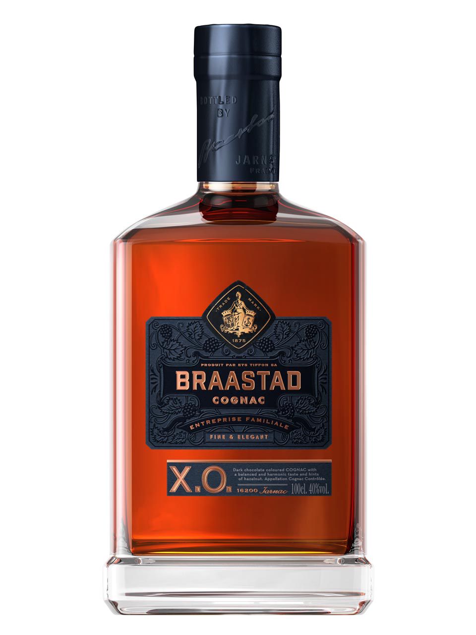 Braastad XO Cognac 40% 1L | Frankfurt Airport Online Shopping