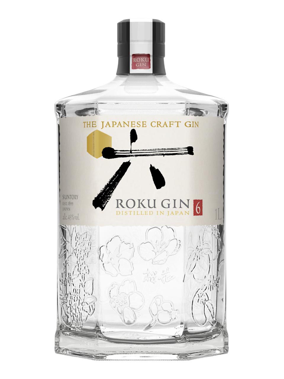 Roku Suntory Japanese Gin 43% 1L | Frankfurt Airport Online Shopping