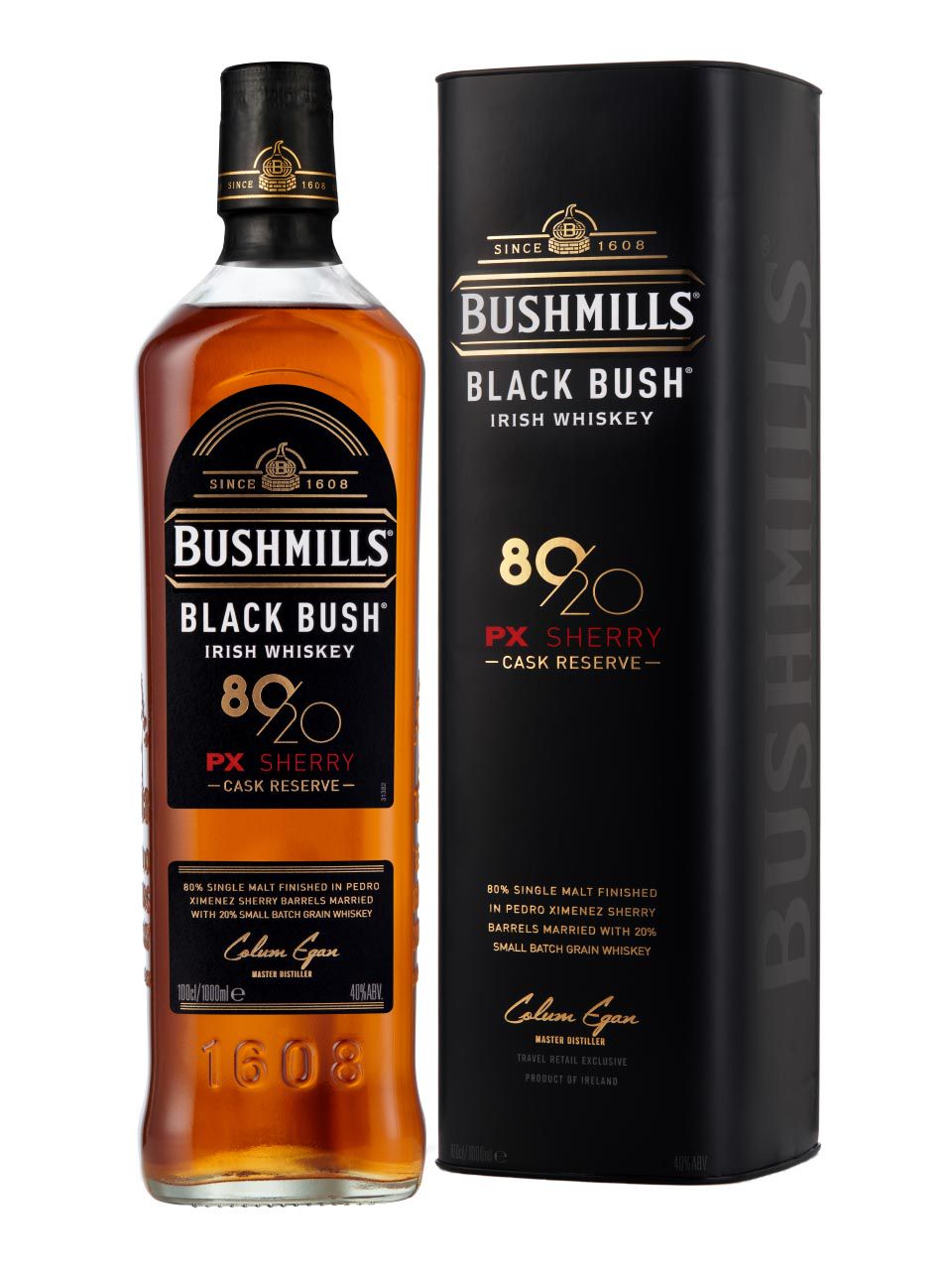 Bushmills Black Bush 80/20 80% Malt Irish Whiskey 20% Pedro