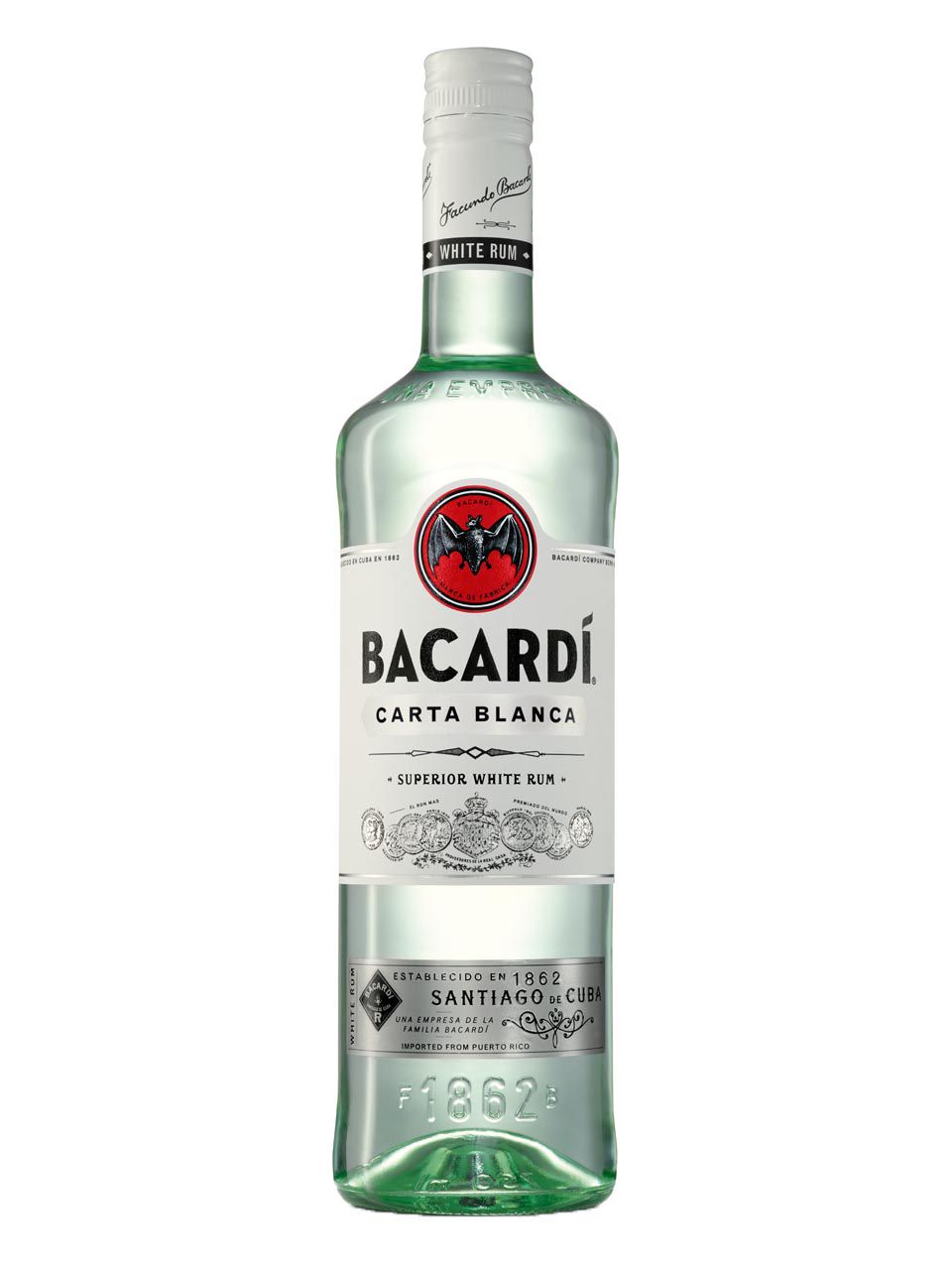 Bacardi Carta Blanca Rum 1 L