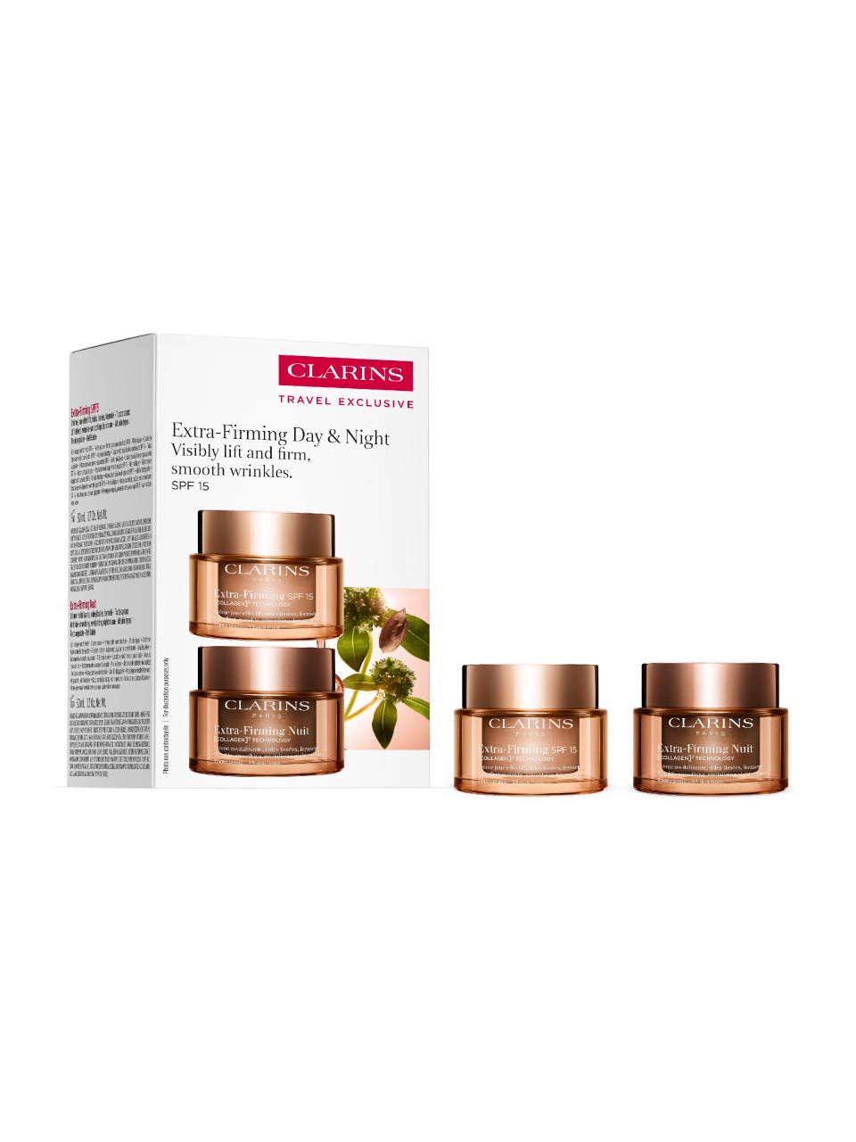 CLARINS エクストラファーミング トライアルセット Clarins Extra Firming Facial Care Set | Frankfurt Airport Online
