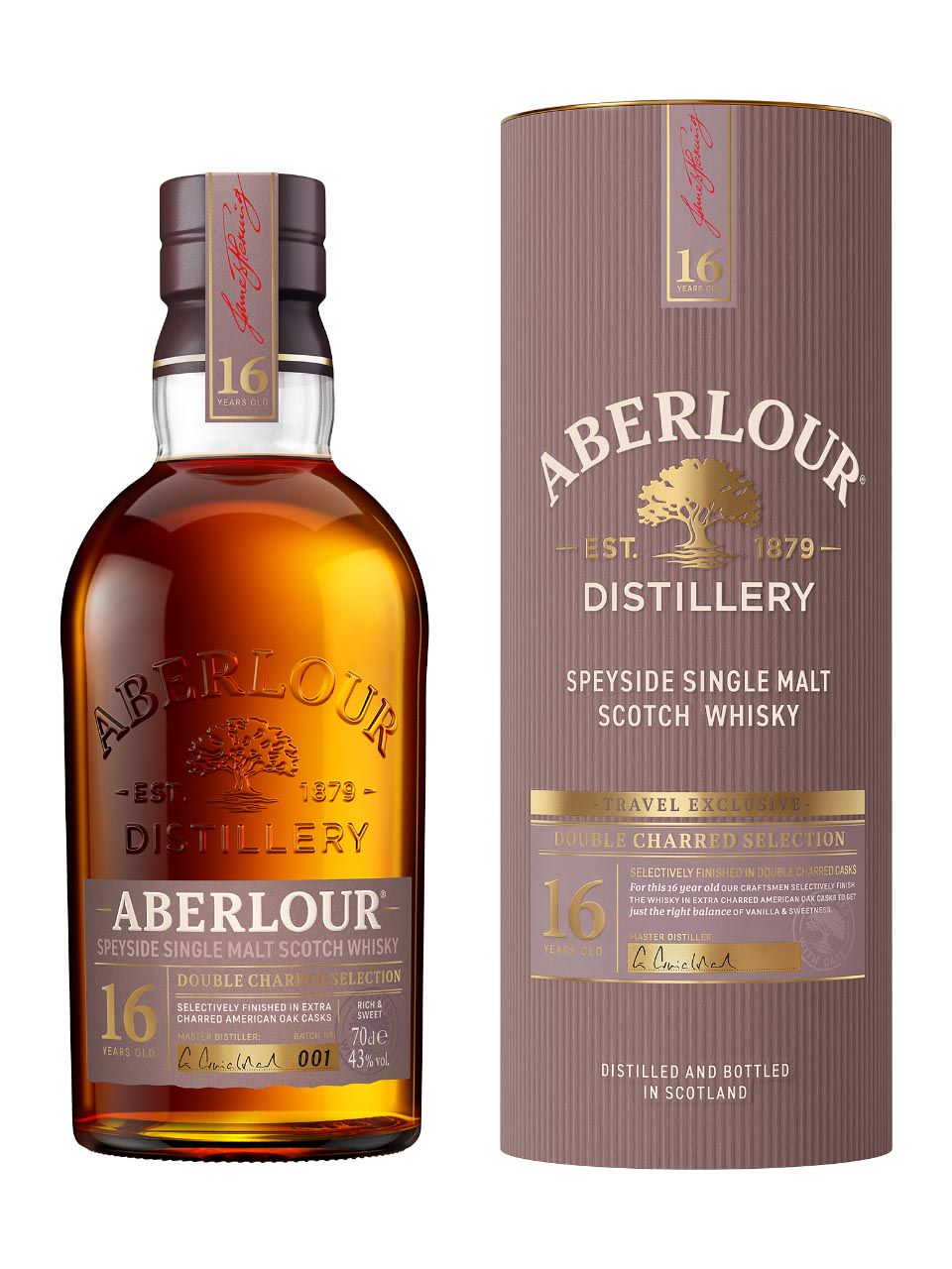 Aberlour 16YO Speyside Single Malt Scotch Whisky 43% 0.7L
