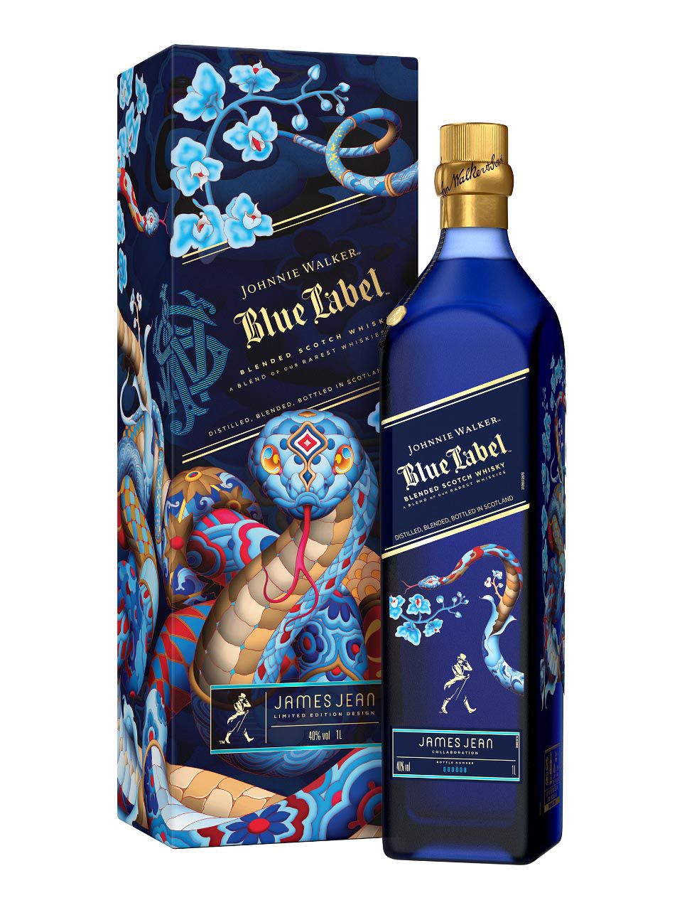 【2024年製 新品】 Johnnie Walker Blue CNY Snake 2025 40% 1L | Frankfurt ウイスキー