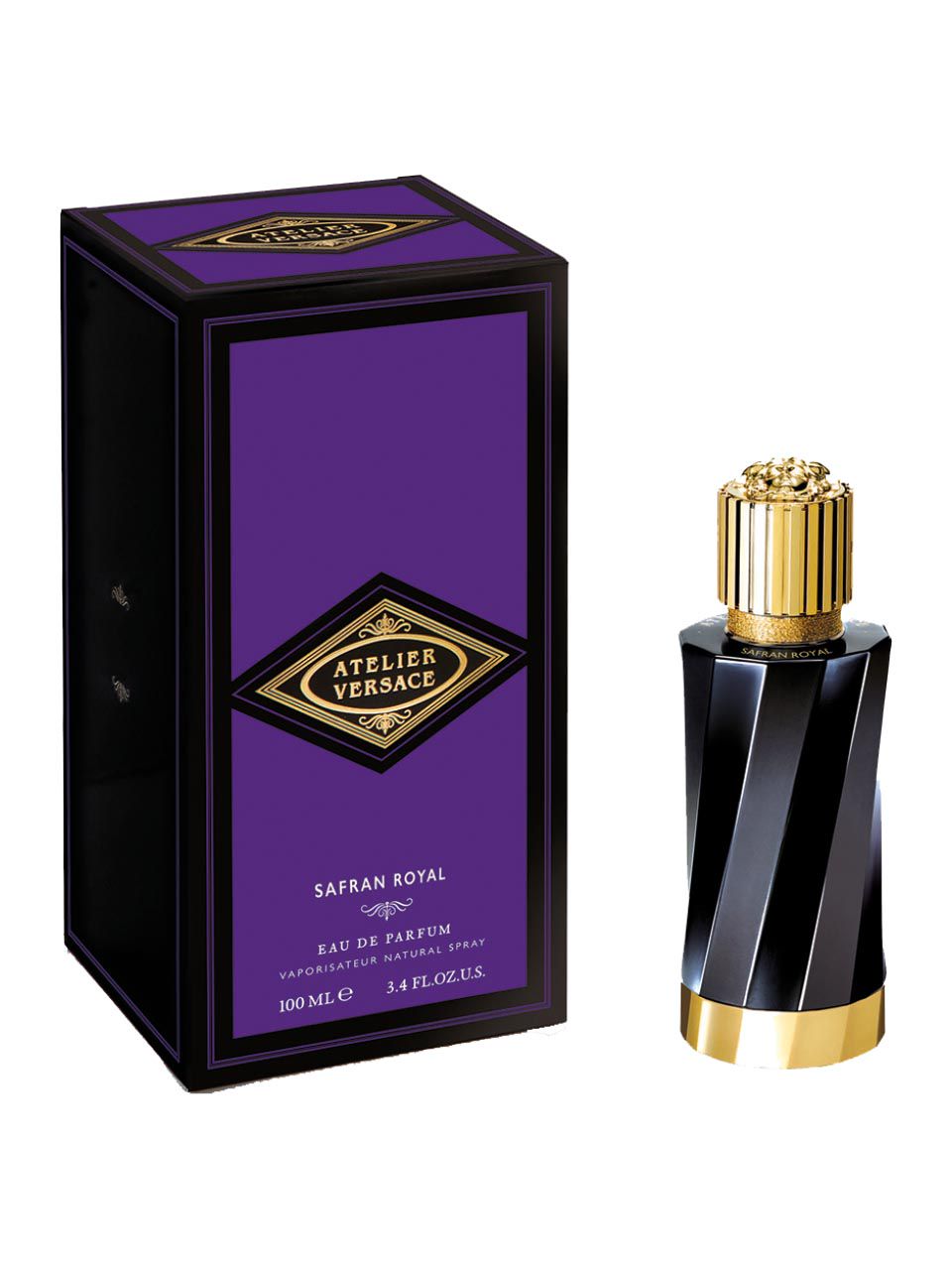 Versace Atelier Safran Royal Eau De Parfum Spray (Unisex) By Versace - 3.4 oz Versace Atelier Safran Royal Eau De Parfum Spray (Unisex) By Versace - 3.4 oz