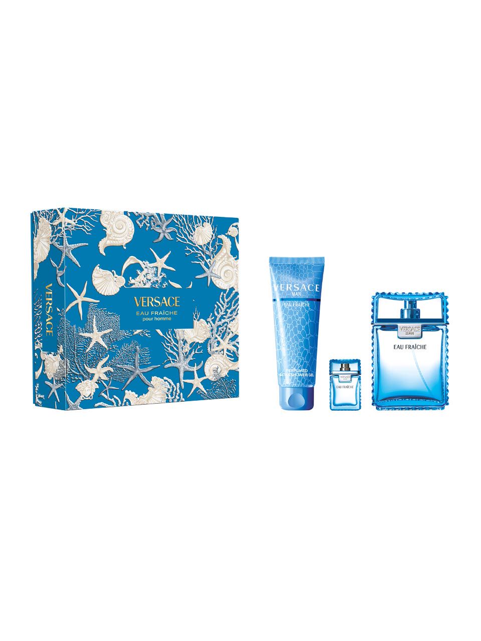 VERSACE Eau Fraiche 100ml 試供品セット オー フレーシュ EDT 100 ml ブルー | VERSACE JP