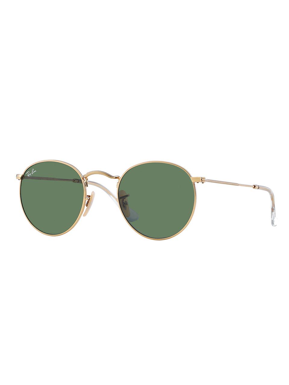 Ray Ban RB3447 Round Metal, Men Sunglasses, Gold Frankfurt