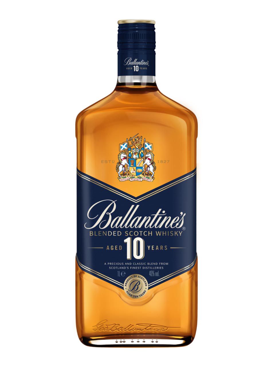 【古酒】70年台後半〜80前半流通青赤旗　Ballantine's FINEST BALLANTINE'S 10 YEAR OLD 40% 1L | Frankfurt Airport Online Shopping
