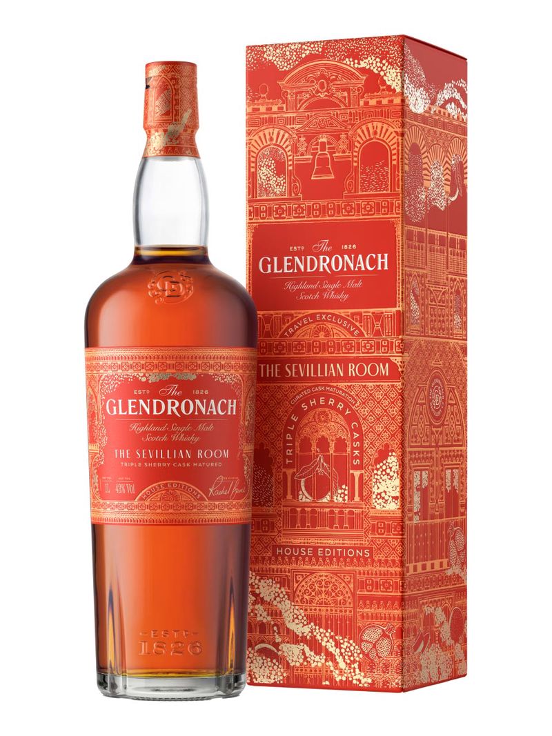 GlenDronach House Editions Sevillian Room Single Malt Scotch Whisky 43% 1L Geschenkverpackung