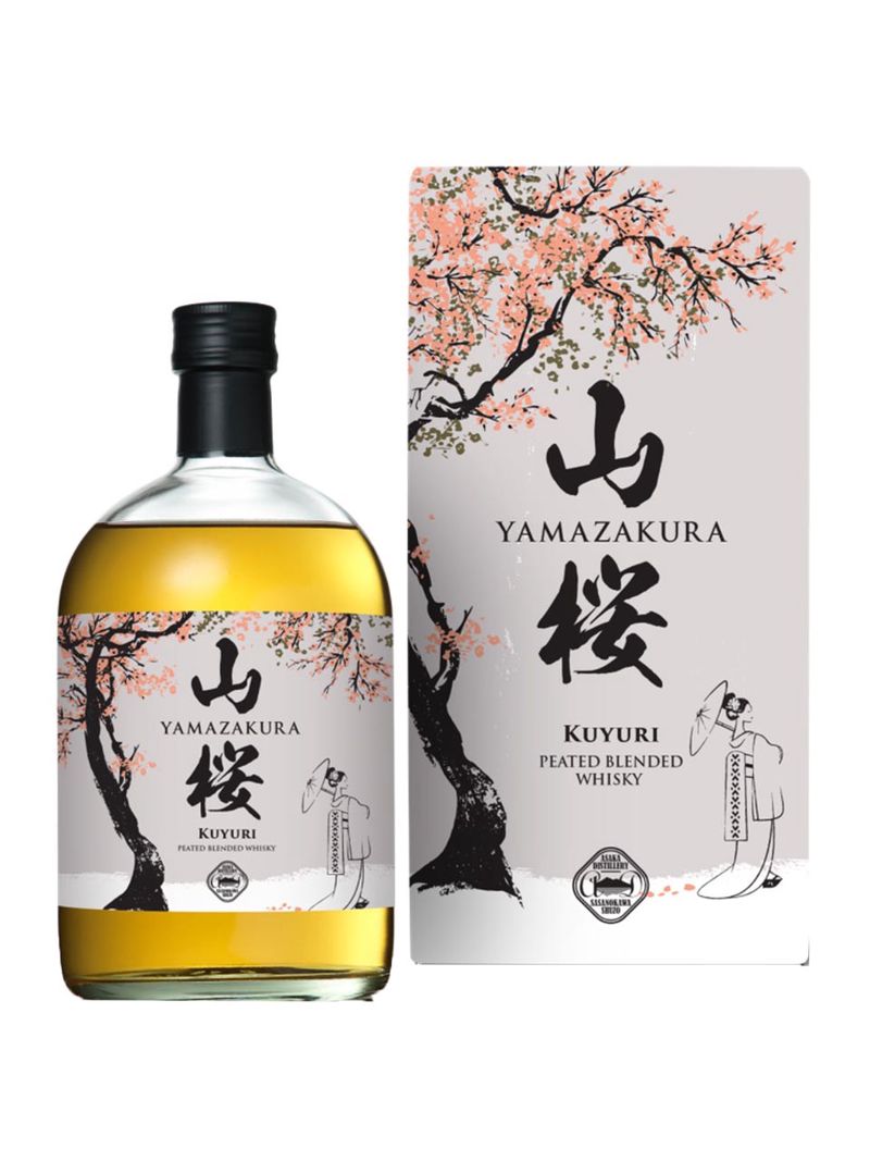 Yamazakura Kuyuri Peated Blended Whisky 46% 0.7L Geschenkverpackung