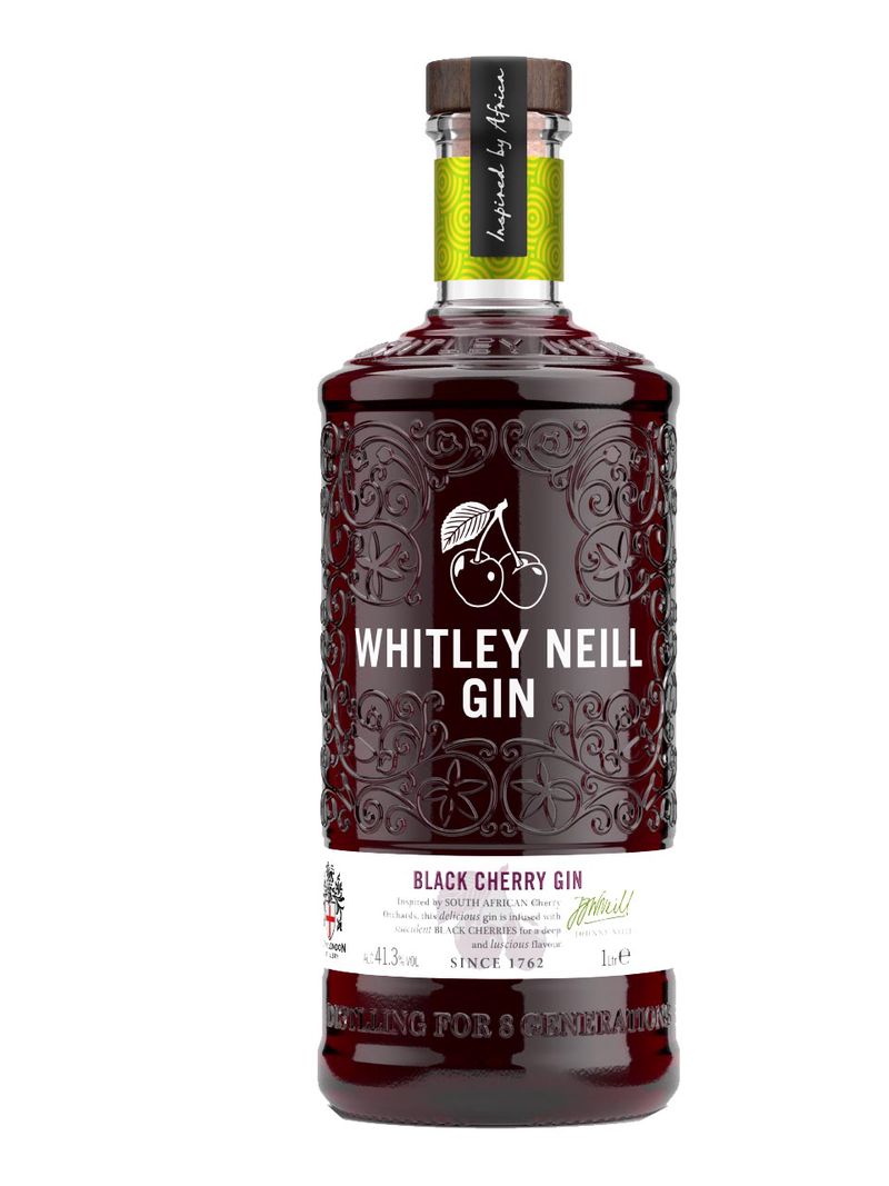 Whitley Neill Black Cherry Gin 41.3% 1L
