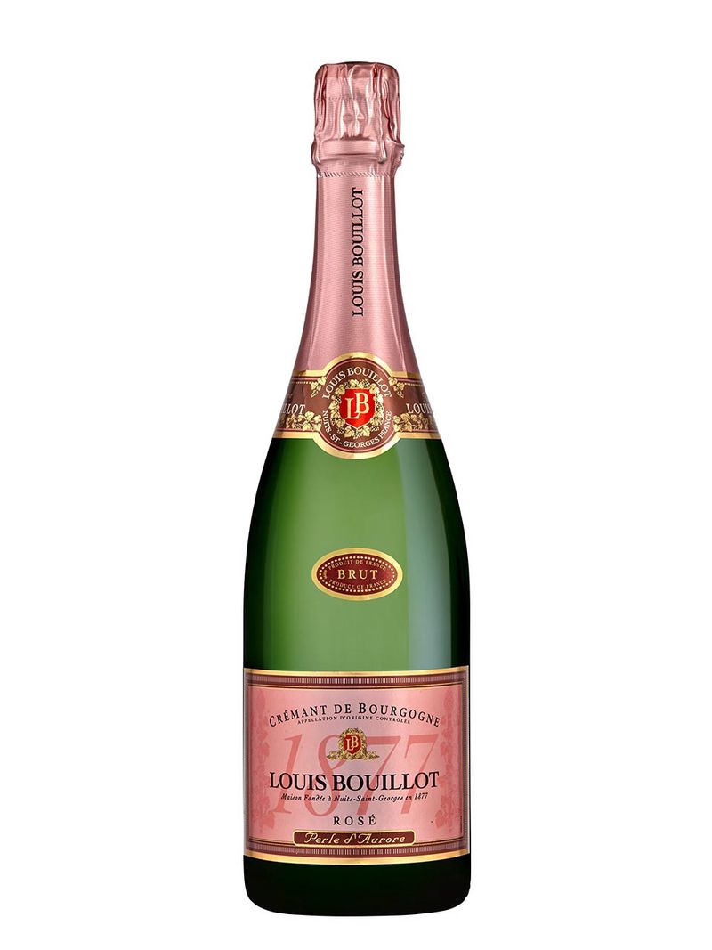Louis Bouillot, Perle d‘Aurore, Crémant de Bourgogne, AOC, brut, rosé 0.75L