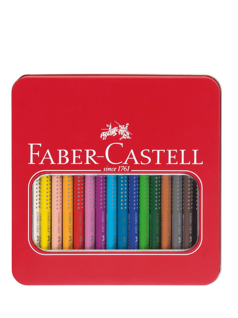 Faber-Castell, Buntstift Jumbo Grip 16er Metalletui
