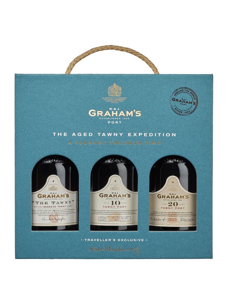 Graham's Tawny Travel Pack 3x0.2L 20%, bestehend aus: Graham ́s The Tawny Port, Graham's 10y Port, Graham's 20y Port
