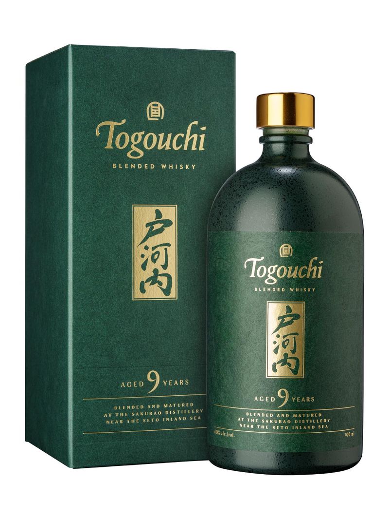 Togouchi 9y Japanese Blended Whisky 40% 0.7L Geschenkverpackung