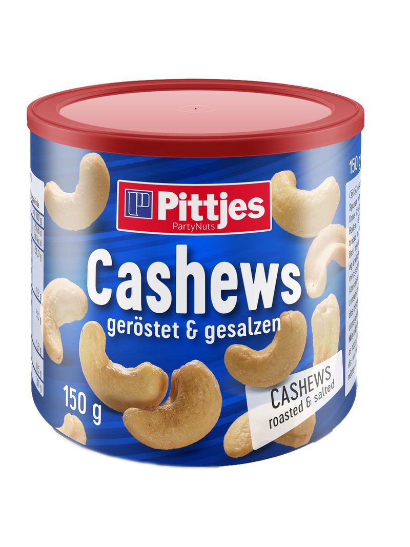 Pittjes Cashews gesalzen, 150g