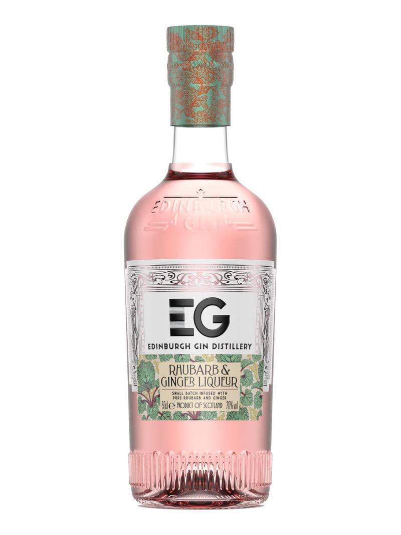 Edinburgh Rhubarb & Ginger Likör 20% 0.5L
