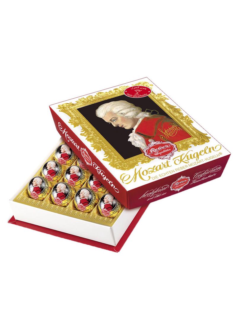Reber Mozartkugeln Barock 20er Packung alkoholfrei 400g