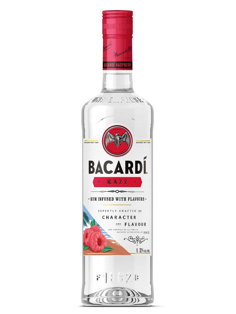 Bacardi Razz Flavoured Rum 32% 1L