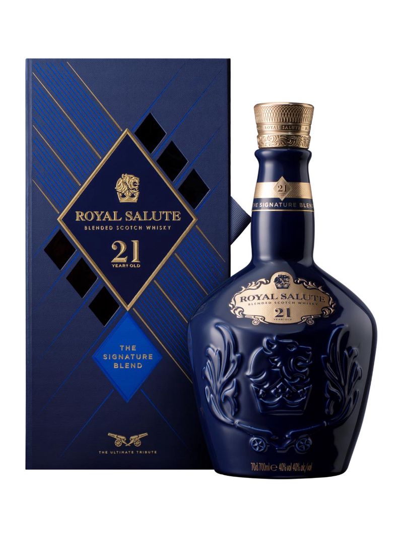 Royal Salute 21y Signature Blend - Blended Scotch Whisky 40% 0.7L Geschenkverpackung