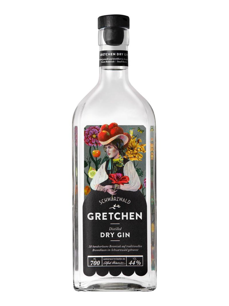 Gretchen Distilled Dry Gin 44% 0.7l