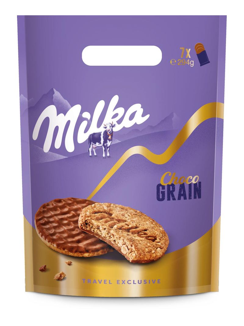 MILKA 294G CHOCO GRAINS POUCH