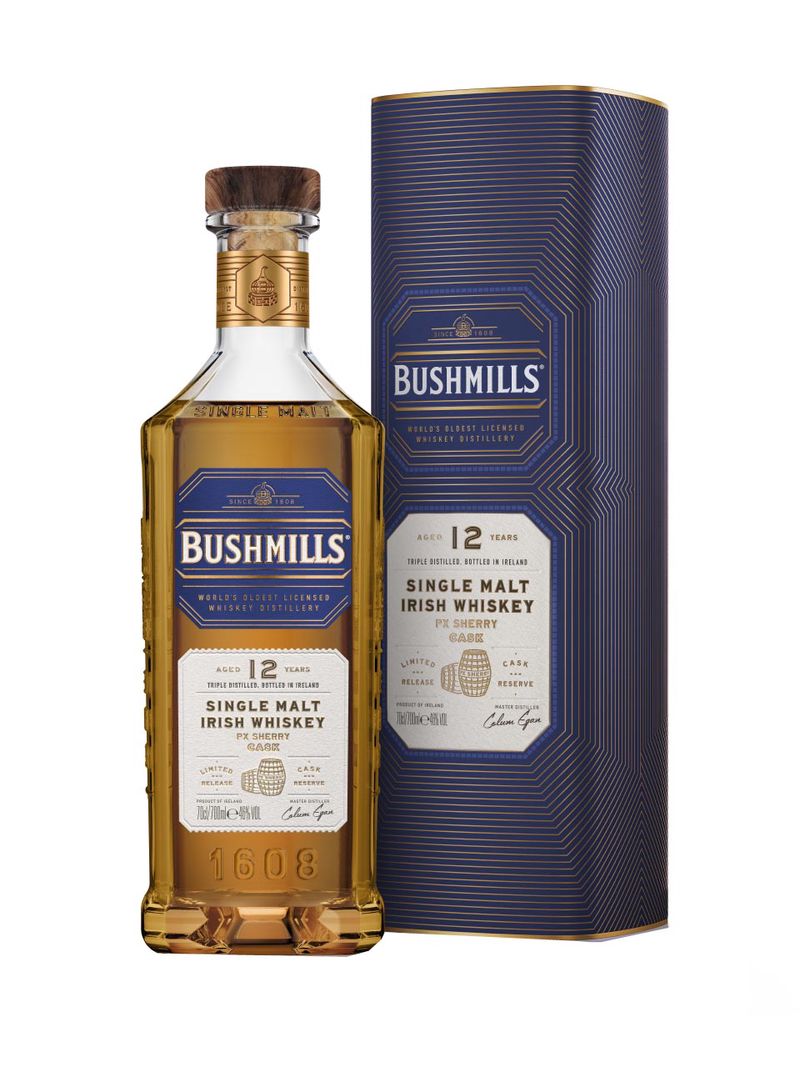 Bushmills 12y Irish Single Malt Whiskey 46% 0.7L Geschenkverpackung