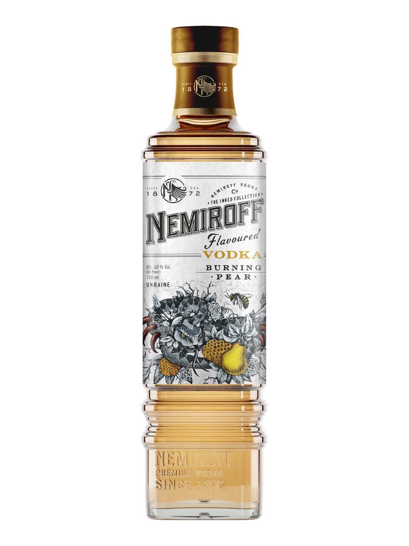Nemiroff Flavored Burning Pear Vodka 40% 1L