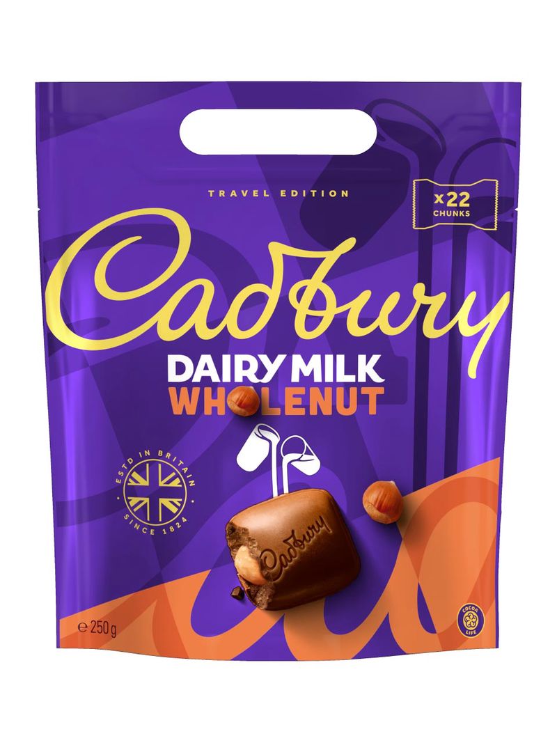 Cadbury dairy milk wholenut 250g