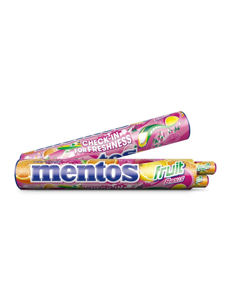 Mentos Jumboroll Fruit 8x37g