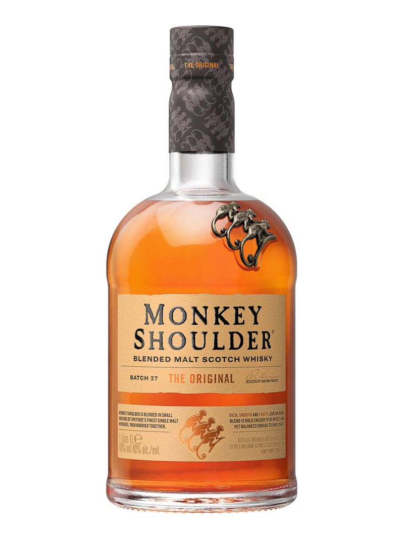 Monkey Shoulder Blended Malt Scotch Whisky 40% 1L