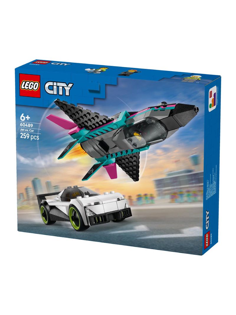 LEGO, City, Jet vs. Car