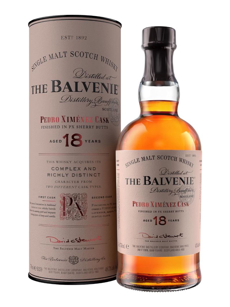 Balvenie 18y Sherry Cask Speyside Single Malt Scotch Whisky 48.7% 0.7L Geschenkverpackung